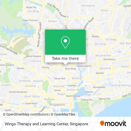 Wings Therapy and Learning Center map