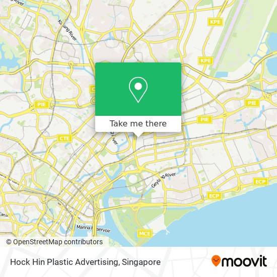 Hock Hin Plastic Advertising map