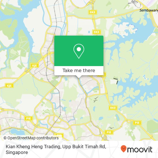 Kian Kheng Heng Trading, Upp Bukit Timah Rd map