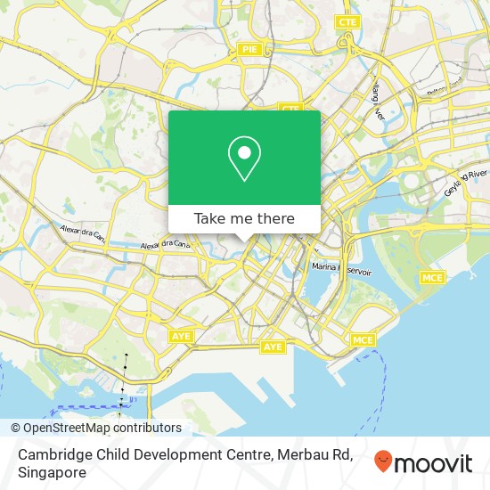 Cambridge Child Development Centre, Merbau Rd map