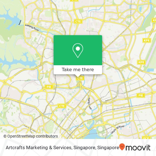 Artcrafts Marketing & Services, Singapore map