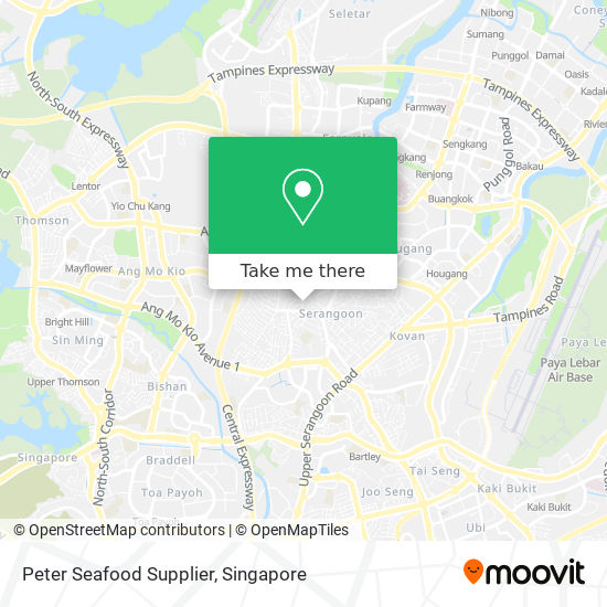 Peter Seafood Supplier map