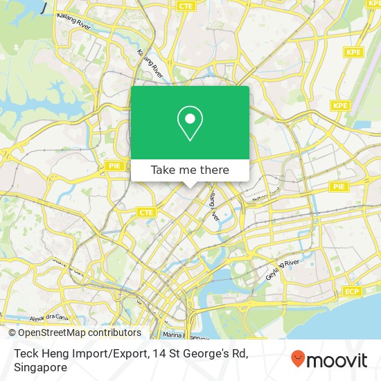 Teck Heng Import / Export, 14 St George's Rd地图