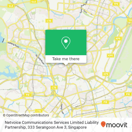 Netvoice Communications Services Limited Liability Partnership, 333 Serangoon Ave 3地图