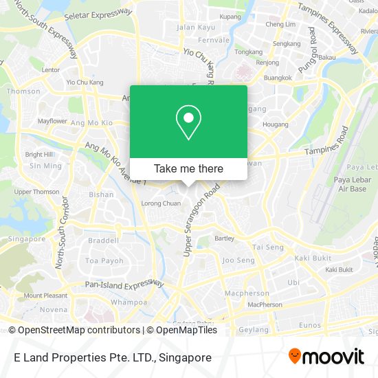 E Land Properties Pte. LTD. map