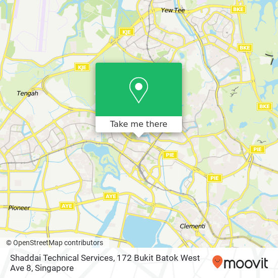 Shaddai Technical Services, 172 Bukit Batok West Ave 8 map