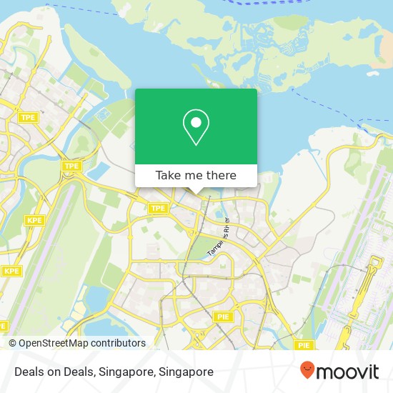 Deals on Deals, Singapore map