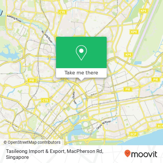 Tasileong Import & Export, MacPherson Rd map