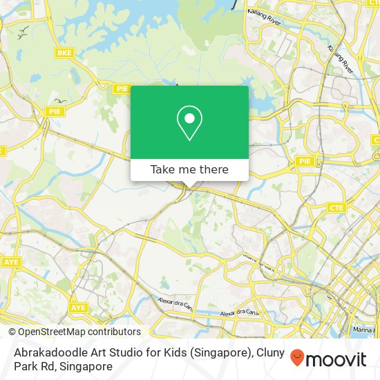 Abrakadoodle Art Studio for Kids (Singapore), Cluny Park Rd map