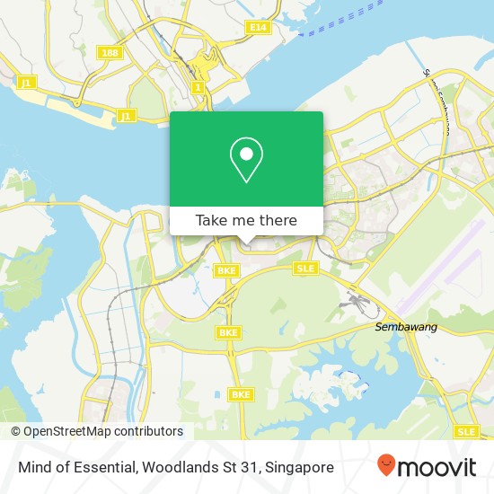 Mind of Essential, Woodlands St 31 map