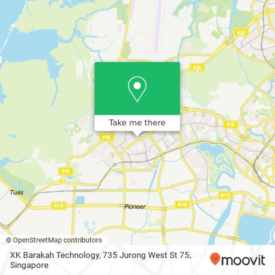 XK Barakah Technology, 735 Jurong West St 75地图