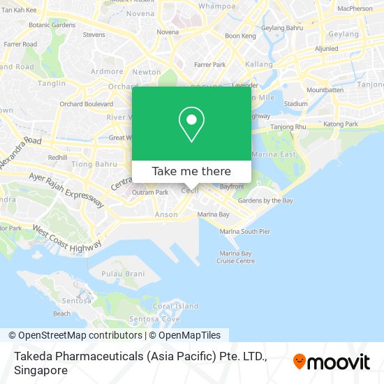 Takeda Pharmaceuticals (Asia Pacific) Pte. LTD.地图