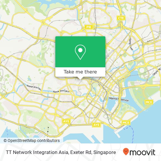 TT Network Integration Asia, Exeter Rd地图
