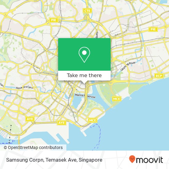 Samsung Corpn, Temasek Ave地图