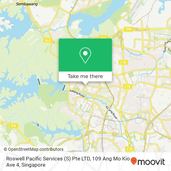 Roswell Pacific Services (S) Pte LTD, 109 Ang Mo Kio Ave 4 map