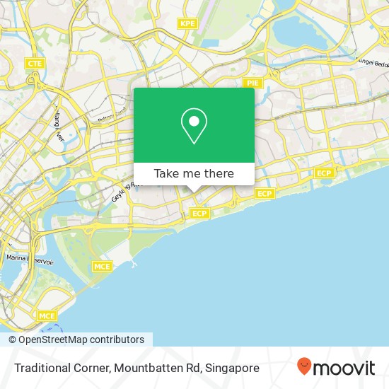 Traditional Corner, Mountbatten Rd map