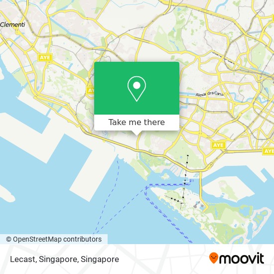 Lecast, Singapore map