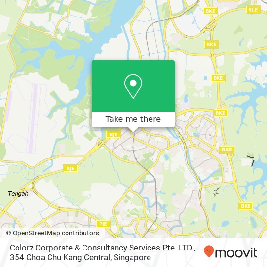 Colorz Corporate & Consultancy Services Pte. LTD., 354 Choa Chu Kang Central map