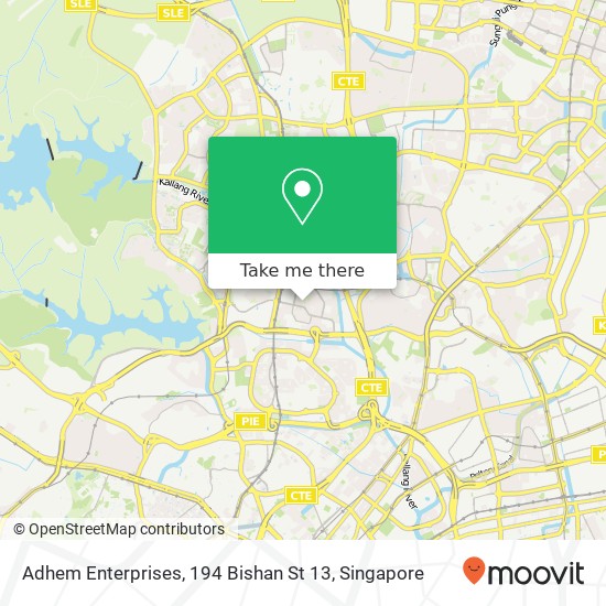 Adhem Enterprises, 194 Bishan St 13地图