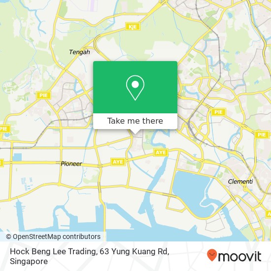 Hock Beng Lee Trading, 63 Yung Kuang Rd map