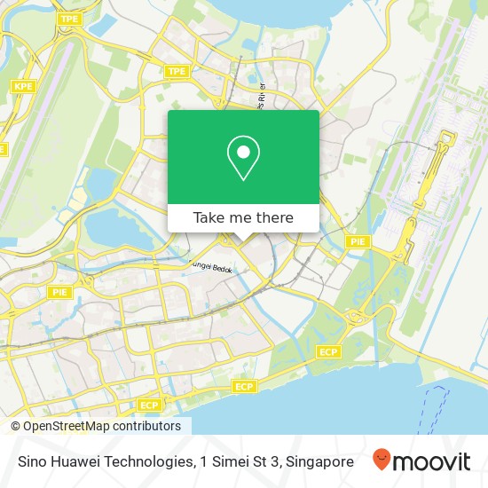 Sino Huawei Technologies, 1 Simei St 3 map