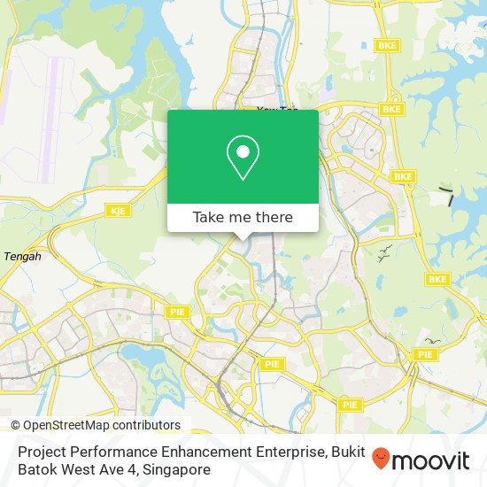 Project Performance Enhancement Enterprise, Bukit Batok West Ave 4 map