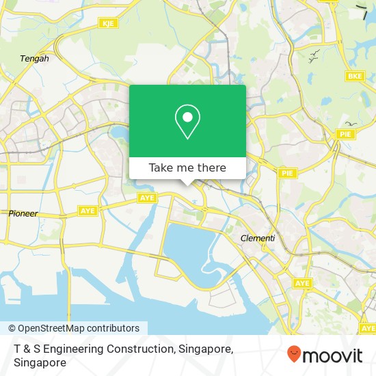 T & S Engineering Construction, Singapore map