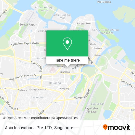 Asia Innovations Pte. LTD.地图