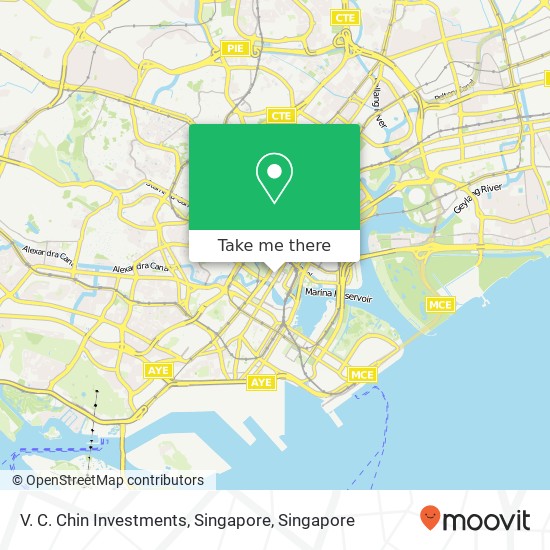 V. C. Chin Investments, Singapore map