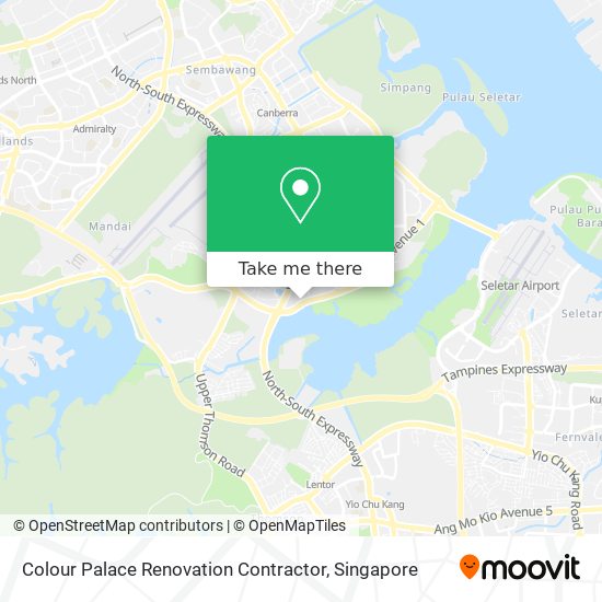 Colour Palace Renovation Contractor map