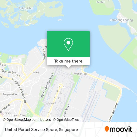 United Parcel Service Spore map