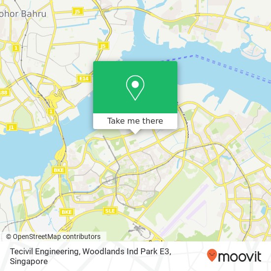 Tecivil Engineering, Woodlands Ind Park E3 map