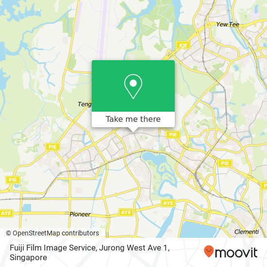 Fuiji Film Image Service, Jurong West Ave 1 map