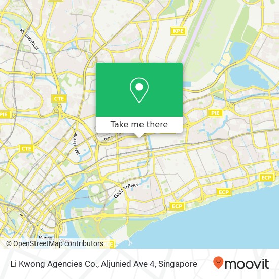 Li Kwong Agencies Co., Aljunied Ave 4 map