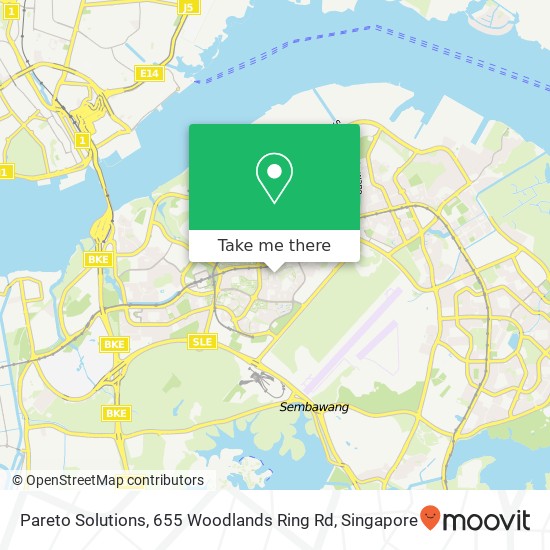 Pareto Solutions, 655 Woodlands Ring Rd map