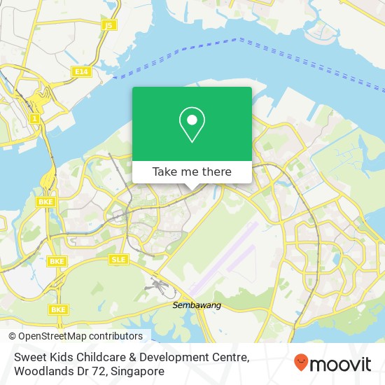 Sweet Kids Childcare & Development Centre, Woodlands Dr 72 map