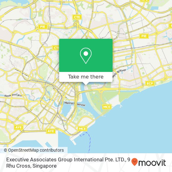 Executive Associates Group International Pte. LTD., 9 Rhu Cross map