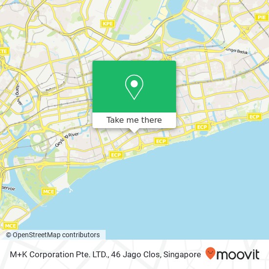 M+K Corporation Pte. LTD., 46 Jago Clos map