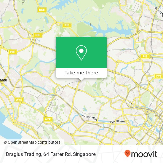 Dragius Trading, 64 Farrer Rd map