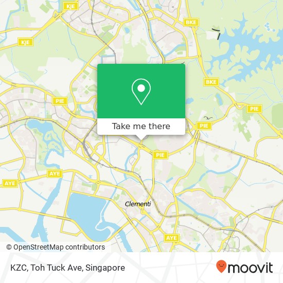 KZC, Toh Tuck Ave地图