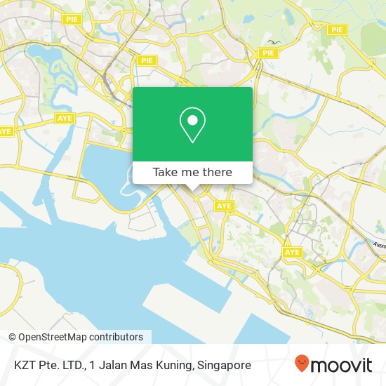 KZT Pte. LTD., 1 Jalan Mas Kuning map