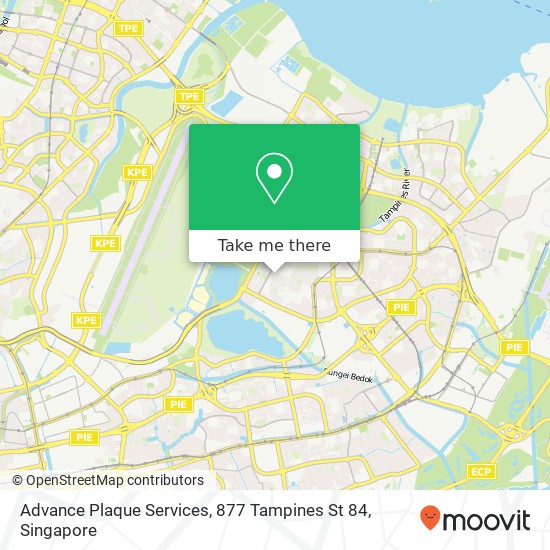 Advance Plaque Services, 877 Tampines St 84地图