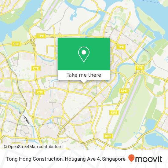 Tong Hong Construction, Hougang Ave 4 map