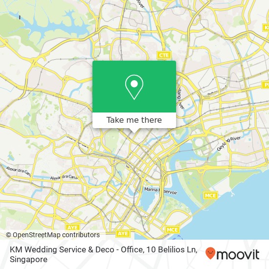 KM Wedding Service & Deco - Office, 10 Belilios Ln地图