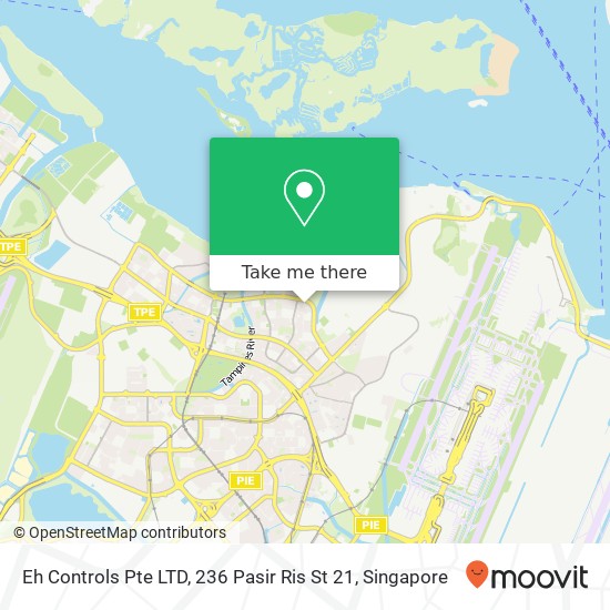 Eh Controls Pte LTD, 236 Pasir Ris St 21 map