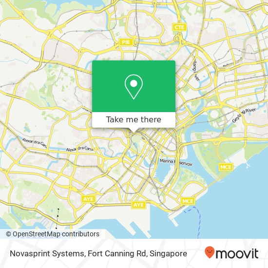 Novasprint Systems, Fort Canning Rd地图