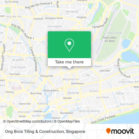 Ong Bros Tiling & Construction map