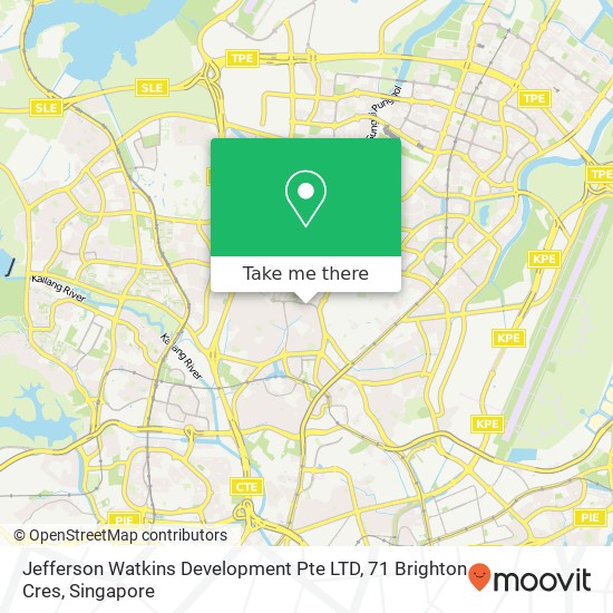 Jefferson Watkins Development Pte LTD, 71 Brighton Cres地图