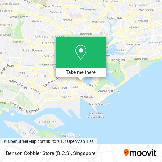 Benson Cobbler Store (B.C.S) map
