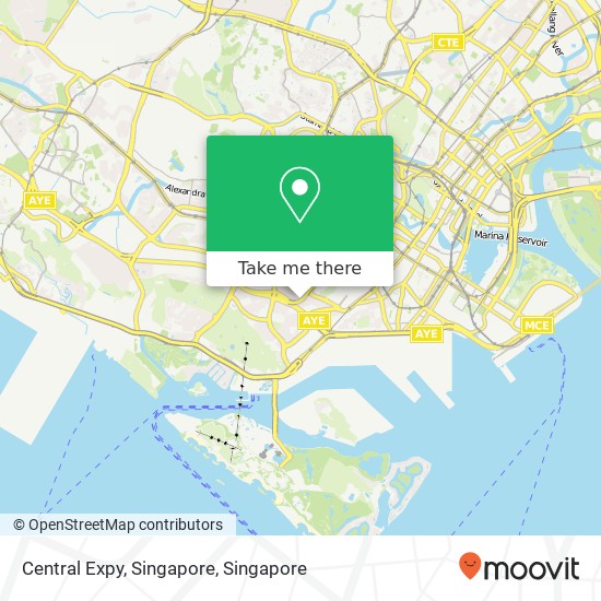 Central Expy, Singapore map